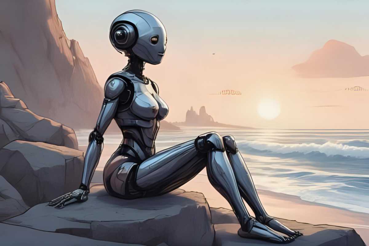 Roboter am Strand und in der Wüste: KI Bildergalerie von Thomas Berscheid Roboter am Strand und in der Wüste: KI Bildergalerie von Thomas Berscheid