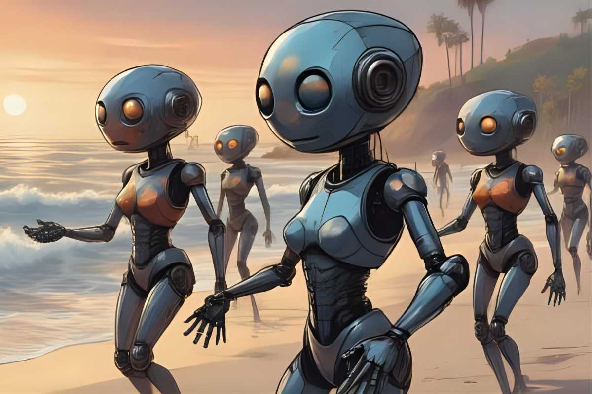 Roboter beim Tanzen, Tennis und Grillen ✔ KI Bildergalerie von Thomas Berscheid Roboter beim Tanzen, Tennis und Grillen ✔ KI Bildergalerie von Thomas Berscheid