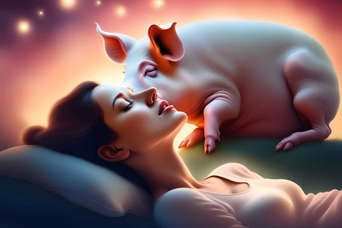 Männer und Frauen träumen vom Schwein: Bildergalerie von Thomas Berscheid mit KI