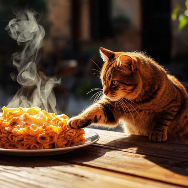 Bildergalerie Katze und Nudel: KI-generierte Bilder zum Nudelfeature von Thomas Berscheid