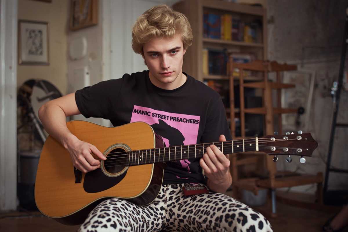 Literatur mit der E-Gitarre im eigenen Tonstudio vertonen