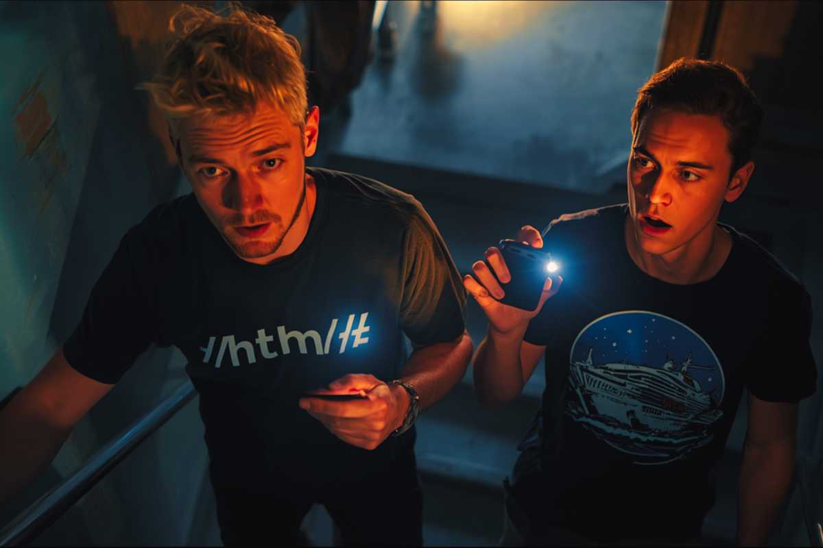 Jonas und Deniz suchen nach dem dunklen Geheimnis im Keller von Müllers Haus
