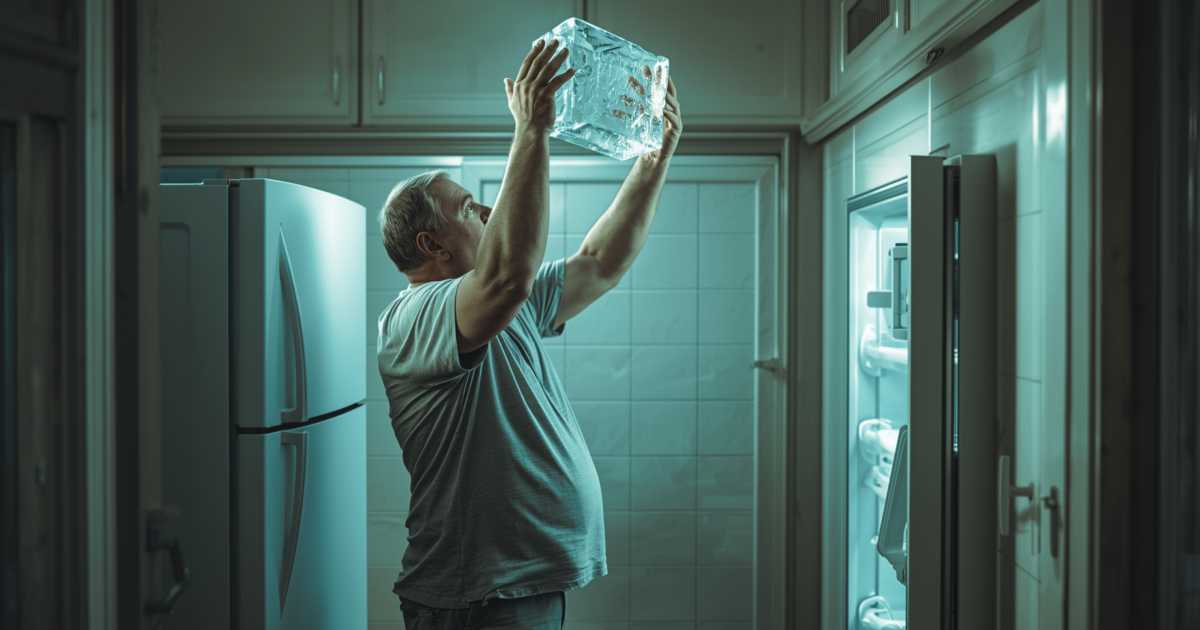 Tod im Eisblock: heißer Sommer mit Kühl- & Gefrierkombination