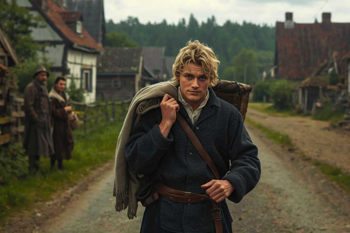 Erwin verlässt das Dorf und geht als Schreiner auf die Walz