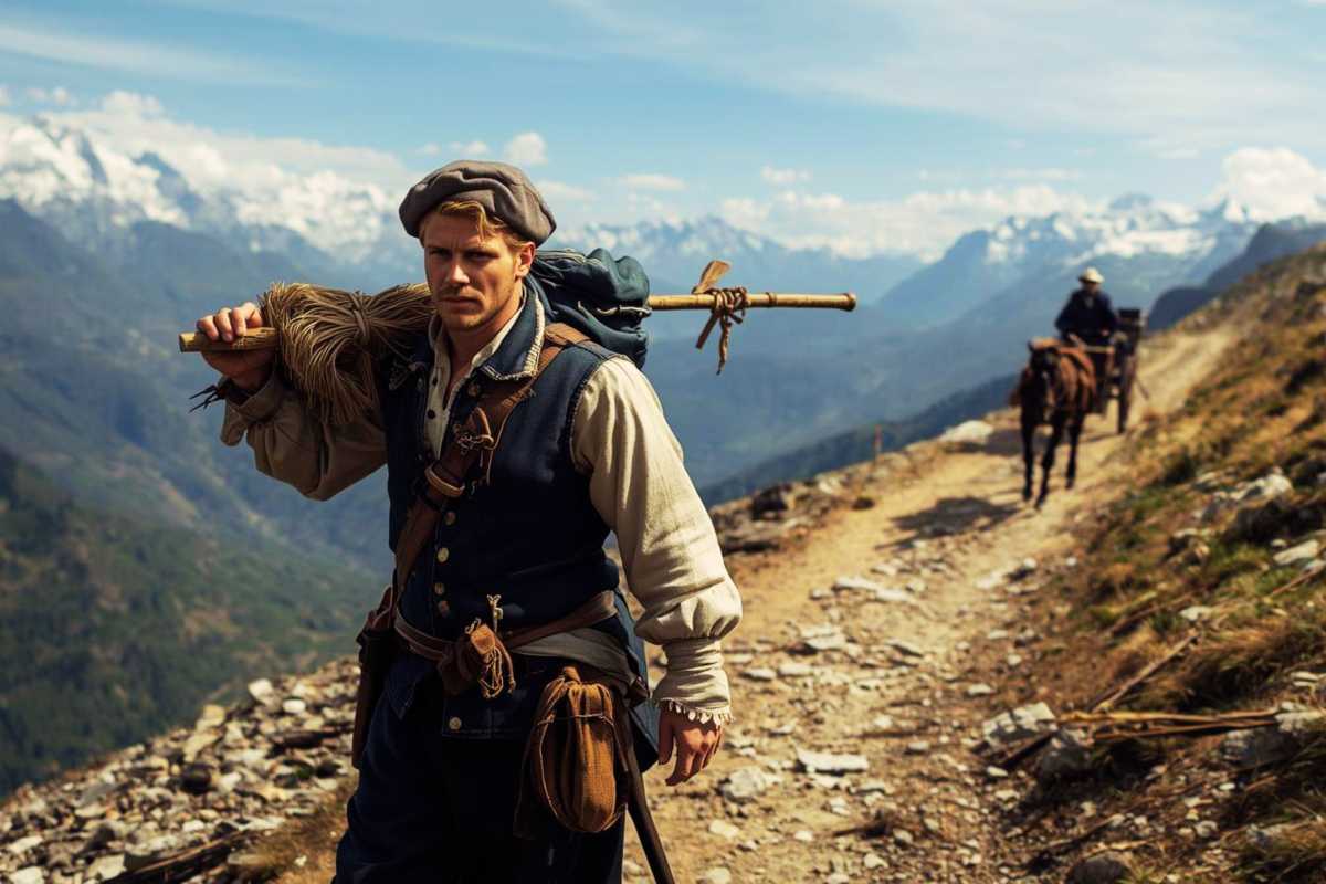 Erwin wandert durch den Kaukasus in Georgien