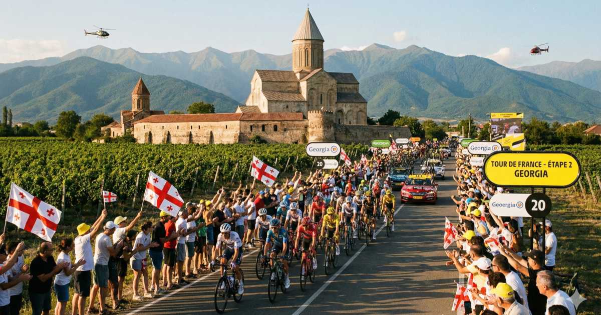 Video und Audio: Grand Départ der Tour de France in Georgien