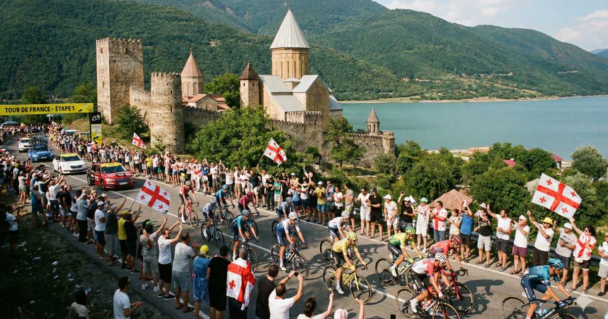 Video und Audio: Tour de France über die Georgische Heerstraße
