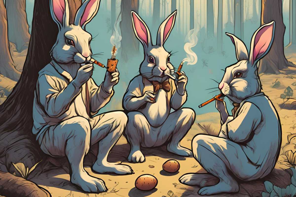 Grensel und Hete: Der Osterhase ist nicht gut drauf