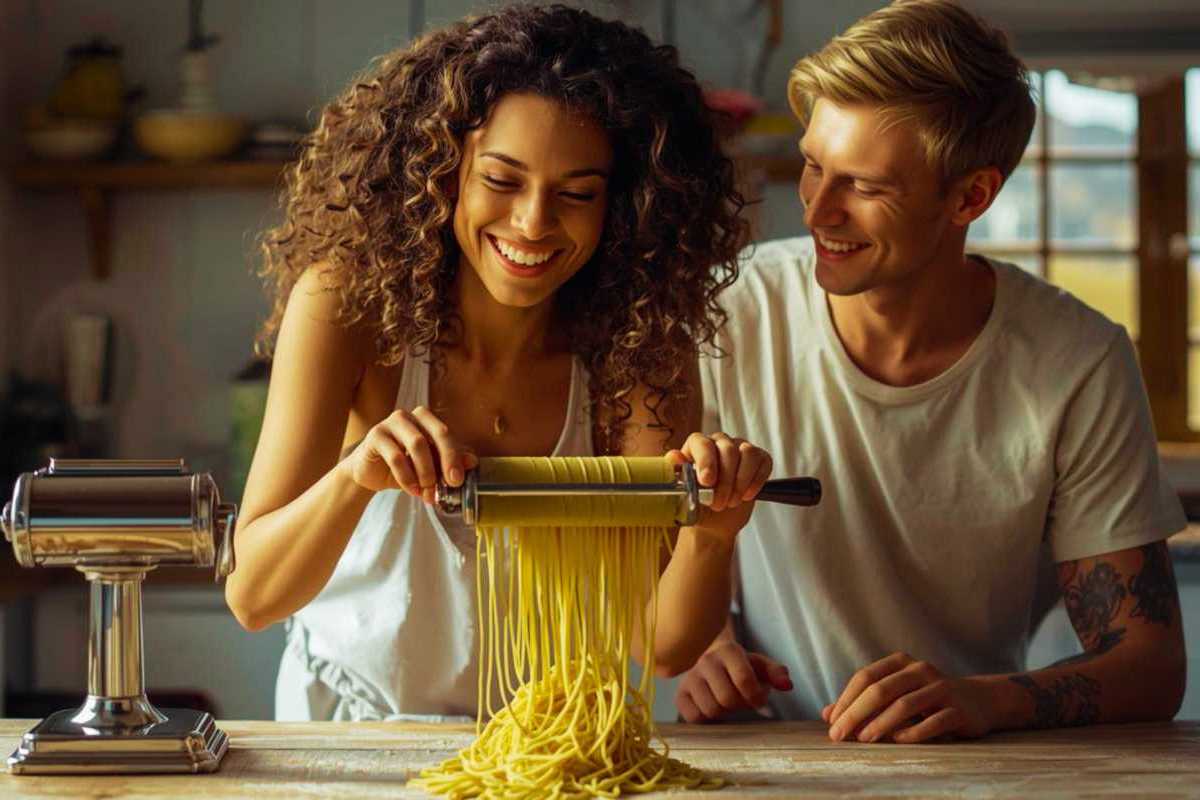 Diese Spaghetti sind voll von der Rolle