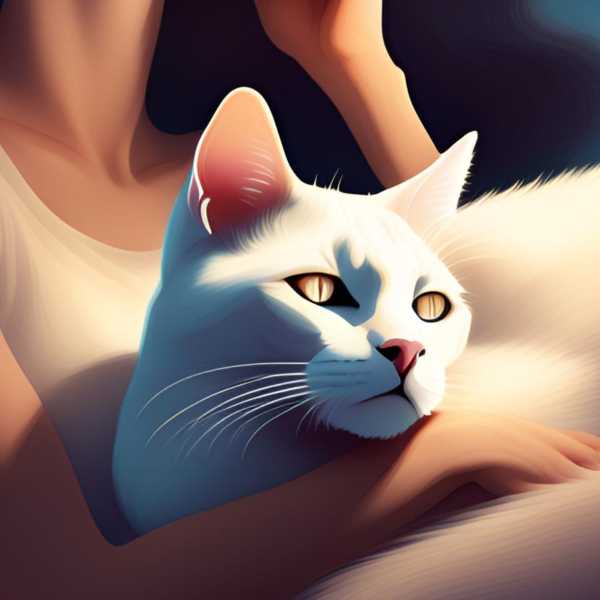 Eine Frau träumt von der Katze