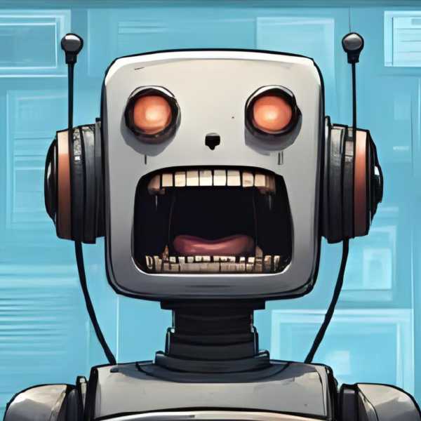 Alles wächst diesem Roboter über den Kopf