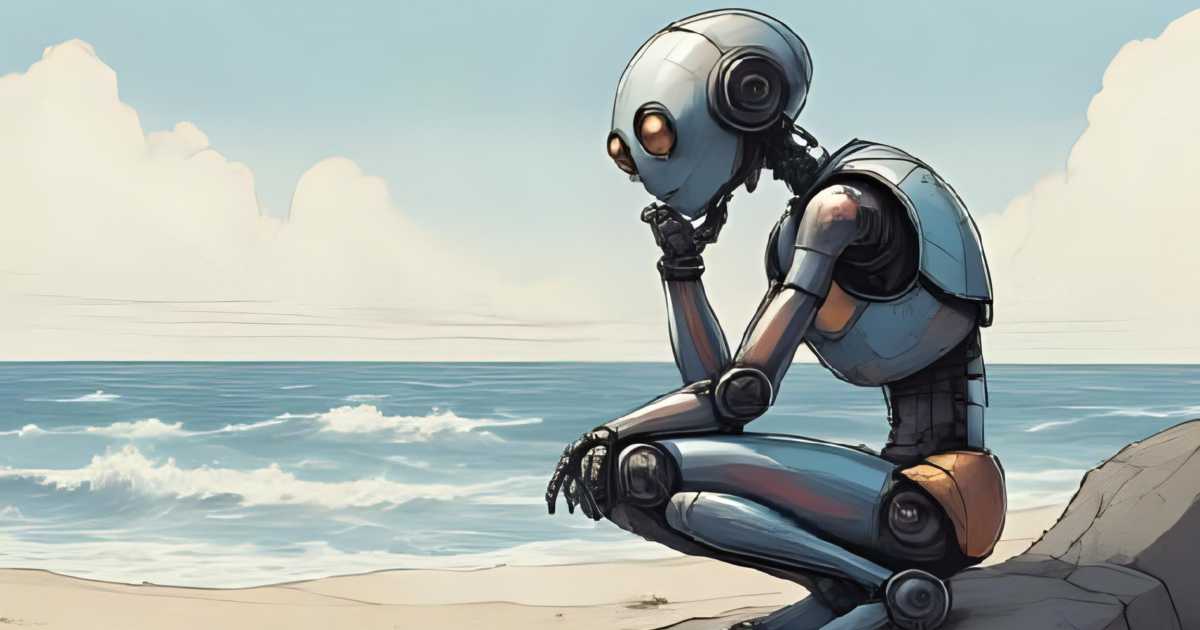 Roboter als Auguste Rodins Der Denker: KI Bildergalerie