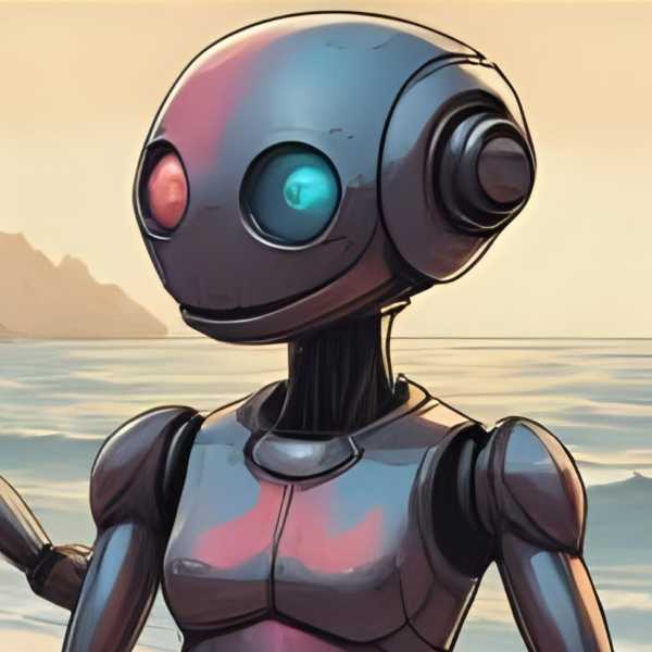 Fröhlich und ausgelassen tanzen die Roboter in die Nacht
