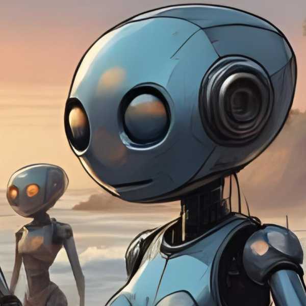 Diese Roboter tanzen am Strand in die Nacht hinein