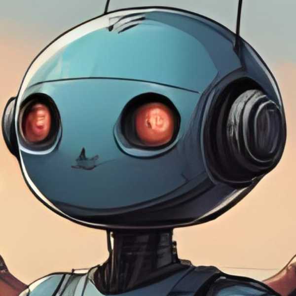 In der Abenddämmerung tanzen Roboter in die Nacht