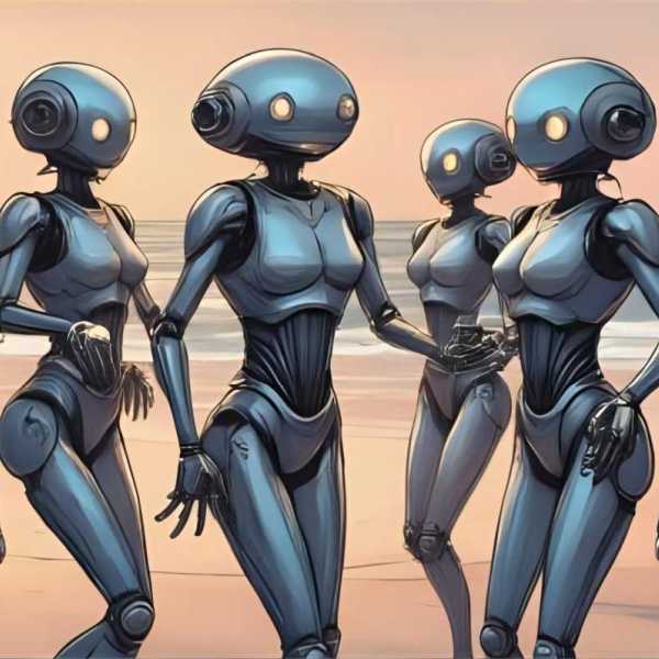 Roboter bei Tanzen, Tennis und Grillen: KI Bildergalerie