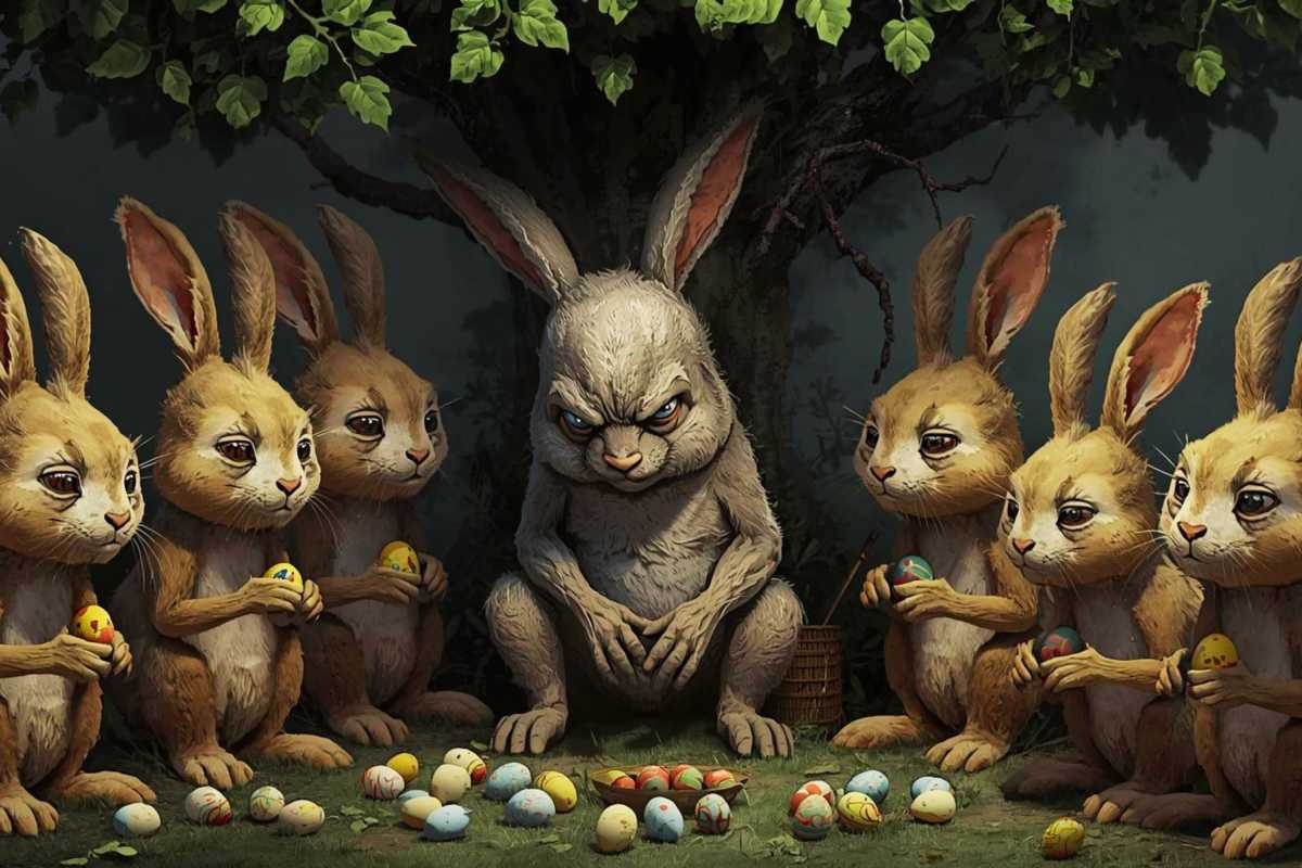 Familie Osterhase hat wirtschaftliche Probleme und ist nicht gut drauf