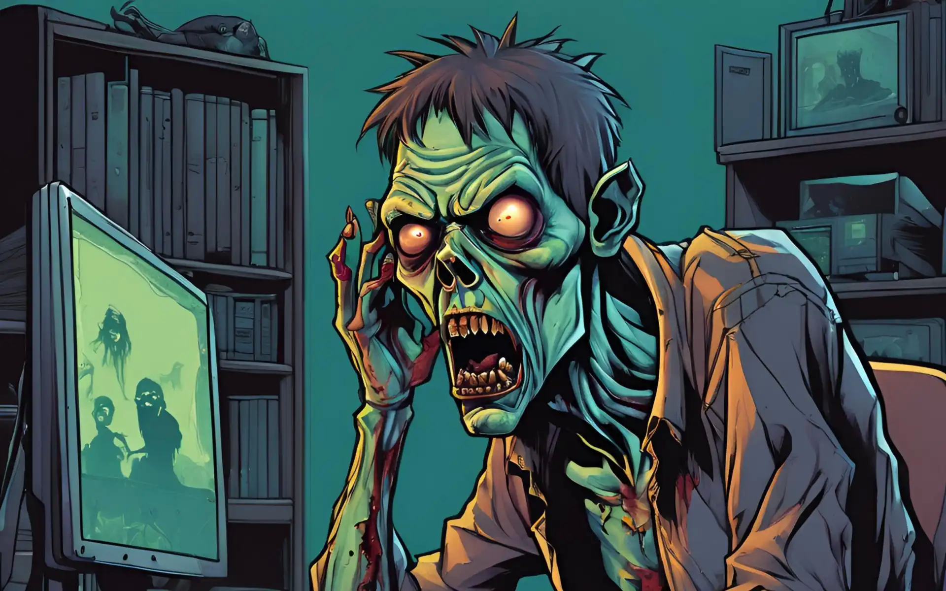 Nach der Arbeit am Rechner fühlt man sich wie ein Zombie